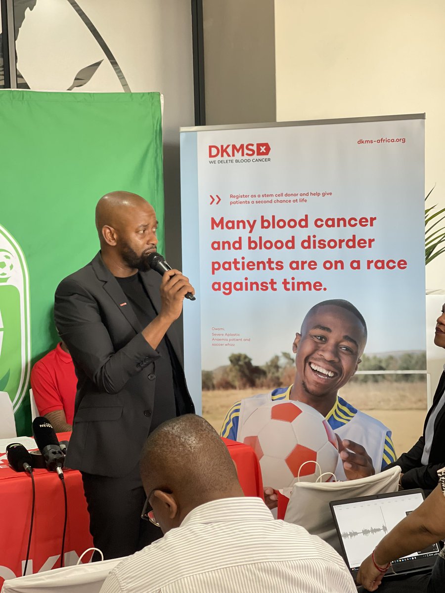 dkms_africa's tweet photo. Kicking off the action-packed Soccer Heroes Programme with @AmaZuluFootball! ⚽️🌟 Tune in for some thrilling moments and passion for the beautiful game!  #RedCardBloodCancer #TogetherAgainstBloodCancer #dkms   #SoccerStars #AmaZuluFootball ⚽️🔥 https://t.co/Cqt2k2hFrm