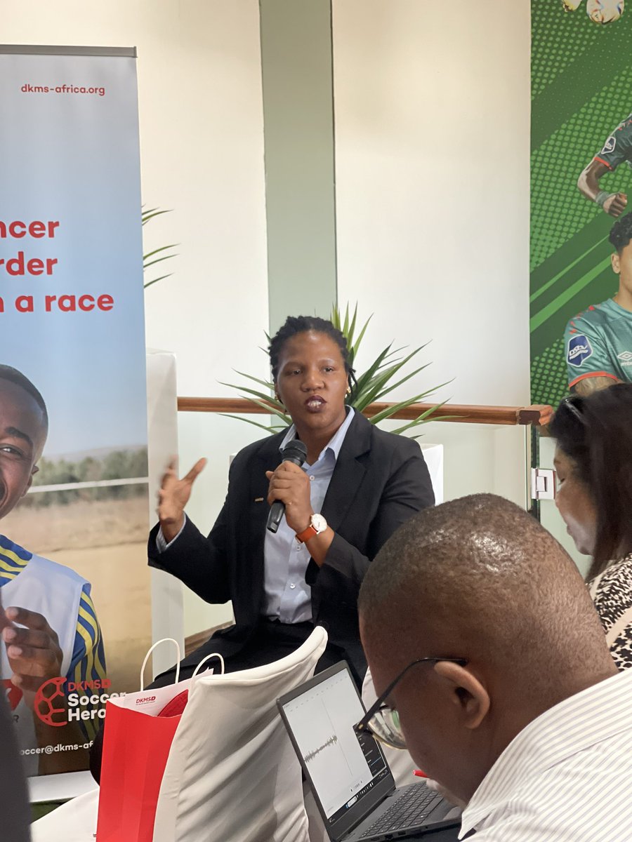 dkms_africa's tweet photo. Kicking off the action-packed Soccer Heroes Programme with @AmaZuluFootball! ⚽️🌟 Tune in for some thrilling moments and passion for the beautiful game!  #RedCardBloodCancer #TogetherAgainstBloodCancer #dkms   #SoccerStars #AmaZuluFootball ⚽️🔥 https://t.co/Cqt2k2hFrm