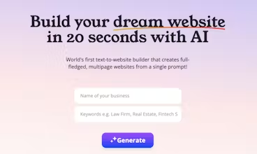 ismaeelcodes's tweet photo. @ButternutAI  is the first AI which is able to make multi-page responsive websites with built-in SEO from a single prompt.

All you need to do is go onto their website:
https://t.co/rBBG9qSvEn

Enter a name and some keywords &amp; voila! Your amazing website will be made in seconds. https://t.co/q9kw4rnaot
