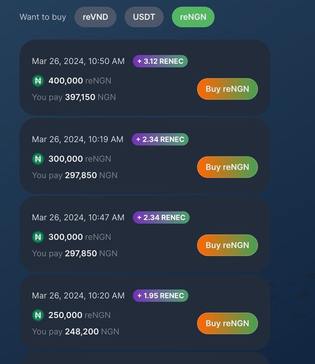 💰Exciting news! Deposit 15,000 reNGN or more and get fantastic #RENEC bonuses alongside discounted deposits! Act quickly, as this offer may end suddenly. 🏄 >> Visit nemo.renec.org/buy/reNGN now to seize this limited-time opportunity! 💸 #reNGN #Deposit_reNGN #LimitedOffer…