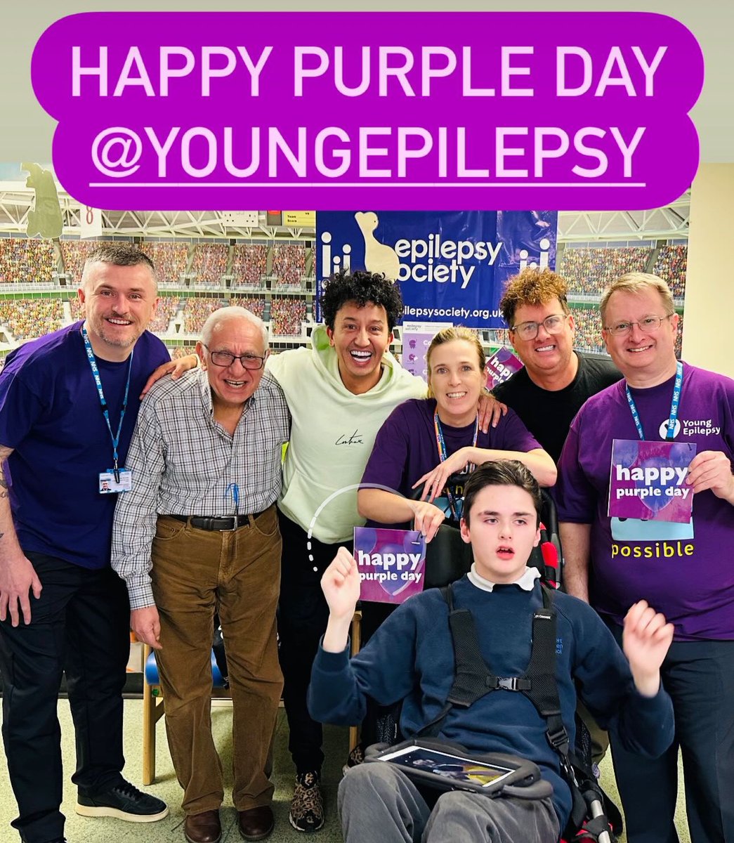 Happy #PurpleDay2024 #purpleday @youngepilepsy @epilepsyaction @epilepsysociety !!

Here’s Levi our son who has a rare form of epilepsy and his @barnshospital team who have been with us every step of the way !! @philmcnulty