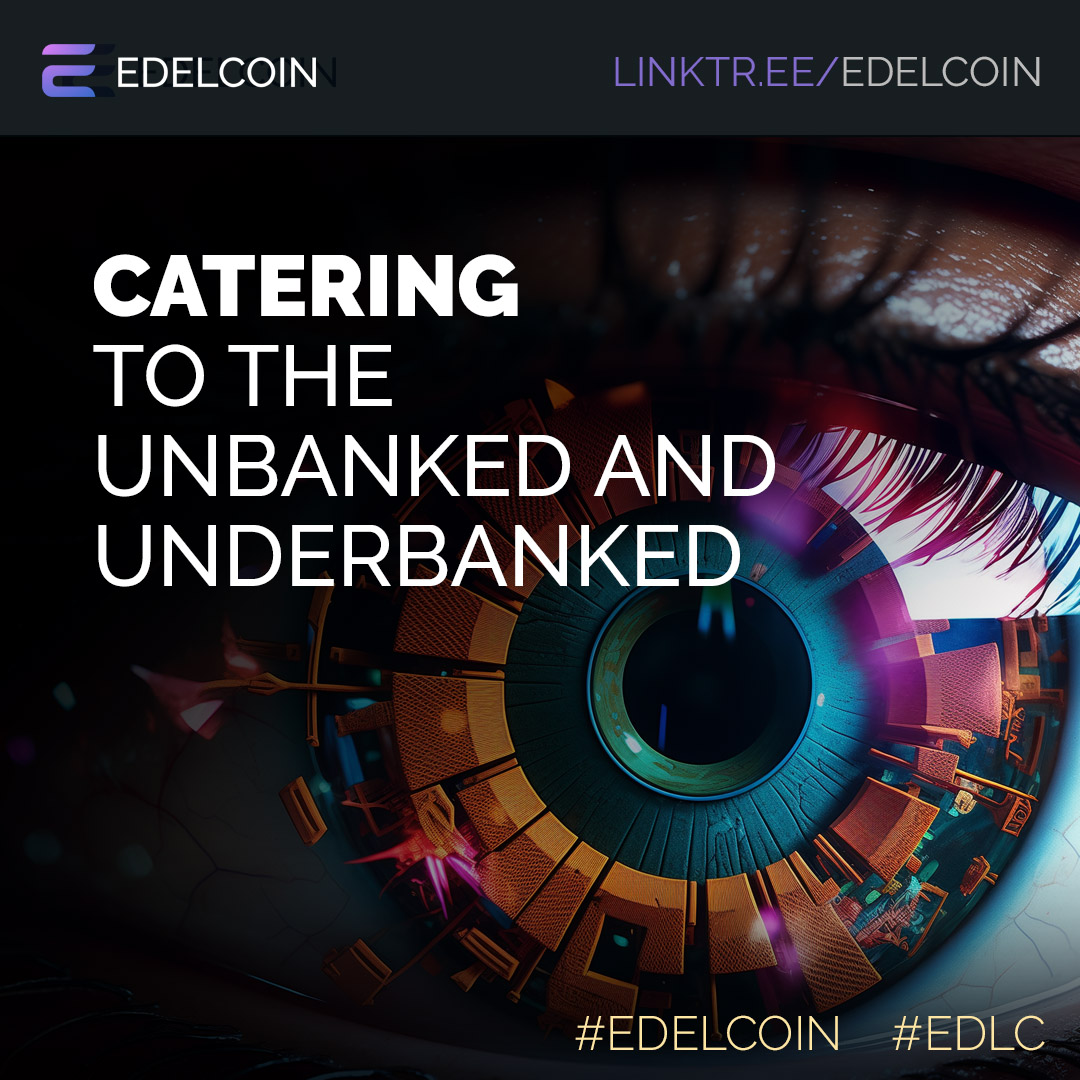 #Edelcoin is breaking barriers by catering to the unbanked and underbanked, offering a gateway to financial empowerment. Join us in making finance accessible to all. #FinancialInclusion #BankingTheUnbanked #CryptoForAll