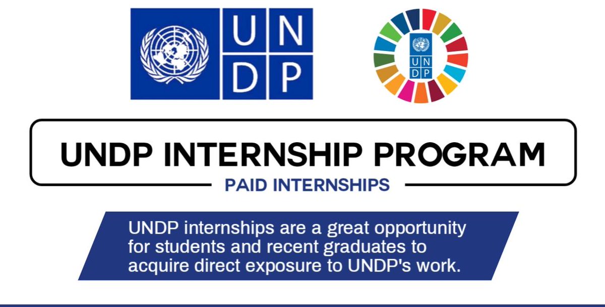 🌍 Paid UNDP internships: Full/Part-time, Global locations - in-person & remote. Monthly stipend, UN system opportunities. Apply now! shorturl.at/bFLPW

#UNDP #Internship #Paidinternship #GlobalOpportunity #ApplyNow