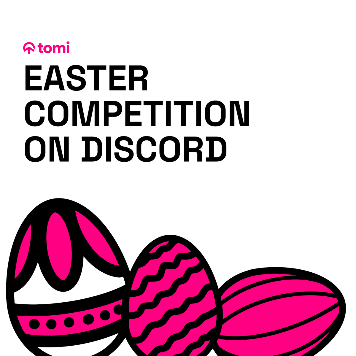 Which came first, tomi or the egg? The only thing we know for sure is: The Easter egg coloring competition – tomi edition – is open for submissions! Let's see you get festive and creative on our Discord server: discord.gg/tomipioneers Happy Easter! 🥚🐰