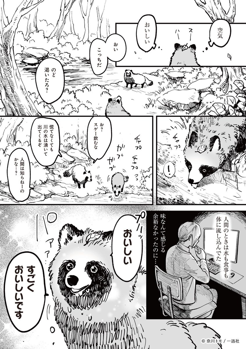 人間やめてタヌキになった話🍃(3/4)

#漫画が読めるハッシュタグ 