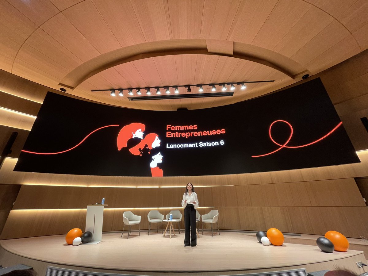 👩‍💻 Ce matin, c’est le rendez-vous 2024 du dispositif d’accompagnement à l’entrepreneuriat féminin chez @orange 🧡 et le lancement de la Saison 6 ! #FemmesEntrepreneuses

orange.com/fr/orange-sout…