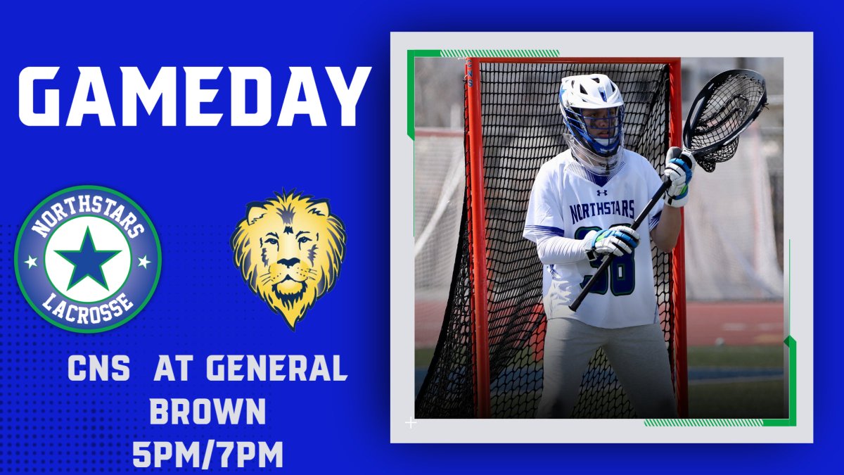 Season Opener on the road tonight for @cns_lacrosse
CNS at General Brown
5pm/7pm 
Good Luck Stars!

Stream: fan.hudl.com/usa/ny/dexter/…
