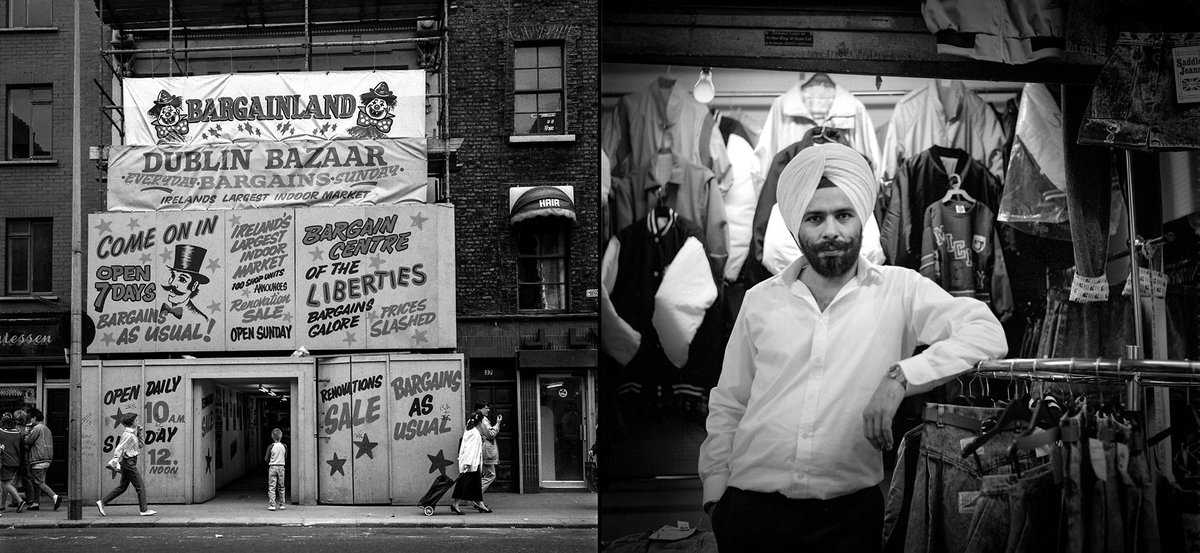 Thomas Street Bazaar and Sikh vendor, Dublin 1988
From #DublinBeforeTheTiger : Best series about Dublin before the boom. For more, please FOLLOW & REPOST For ltd. edition PRINTS, see header.
@photosofdublin
@OldDublinTown
@IBN_Berlin
@littlemuseumdub