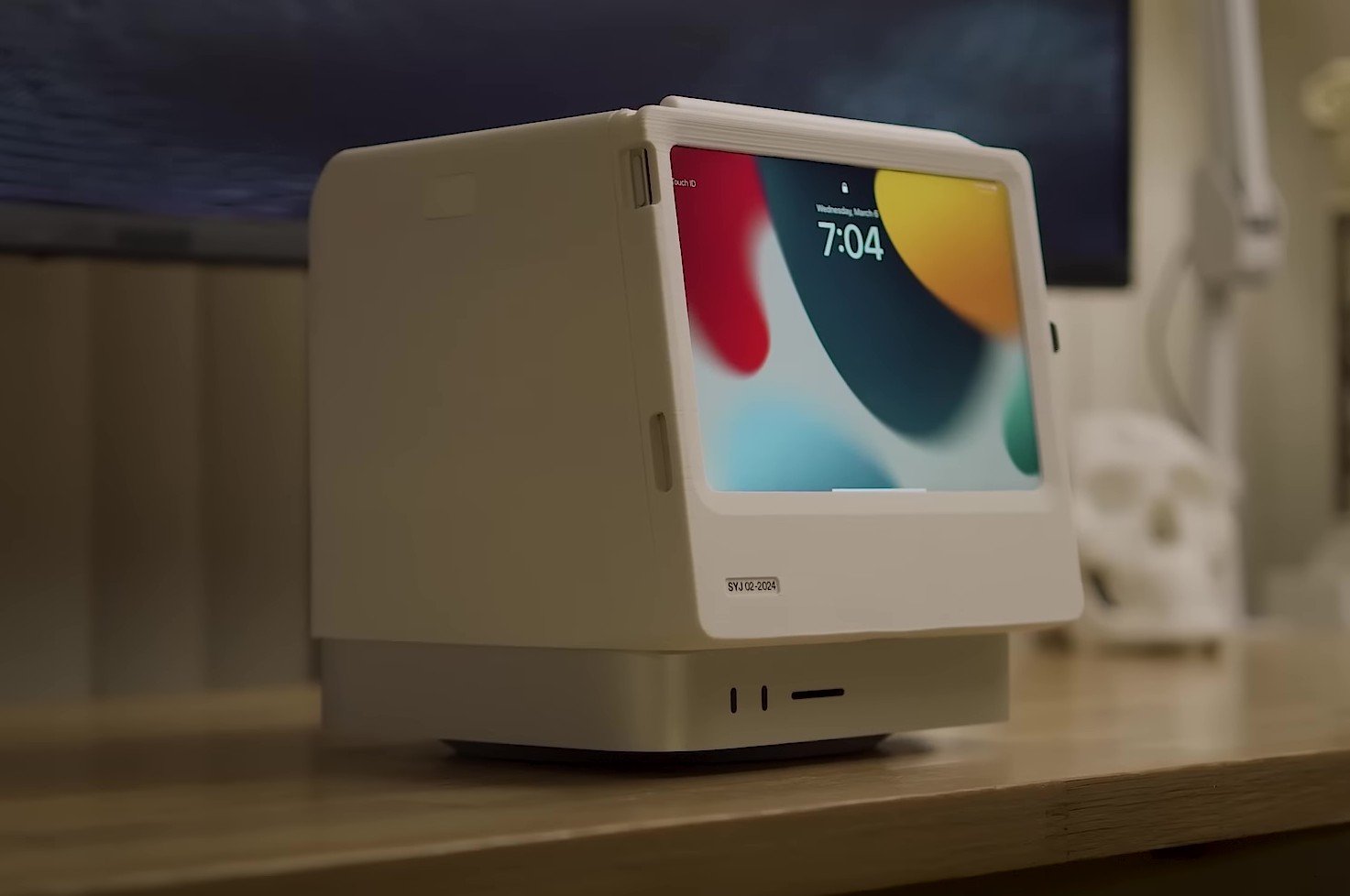 Apple Macintosh Classic の　iPadケース Apple Macintosh Classic の iPadケース