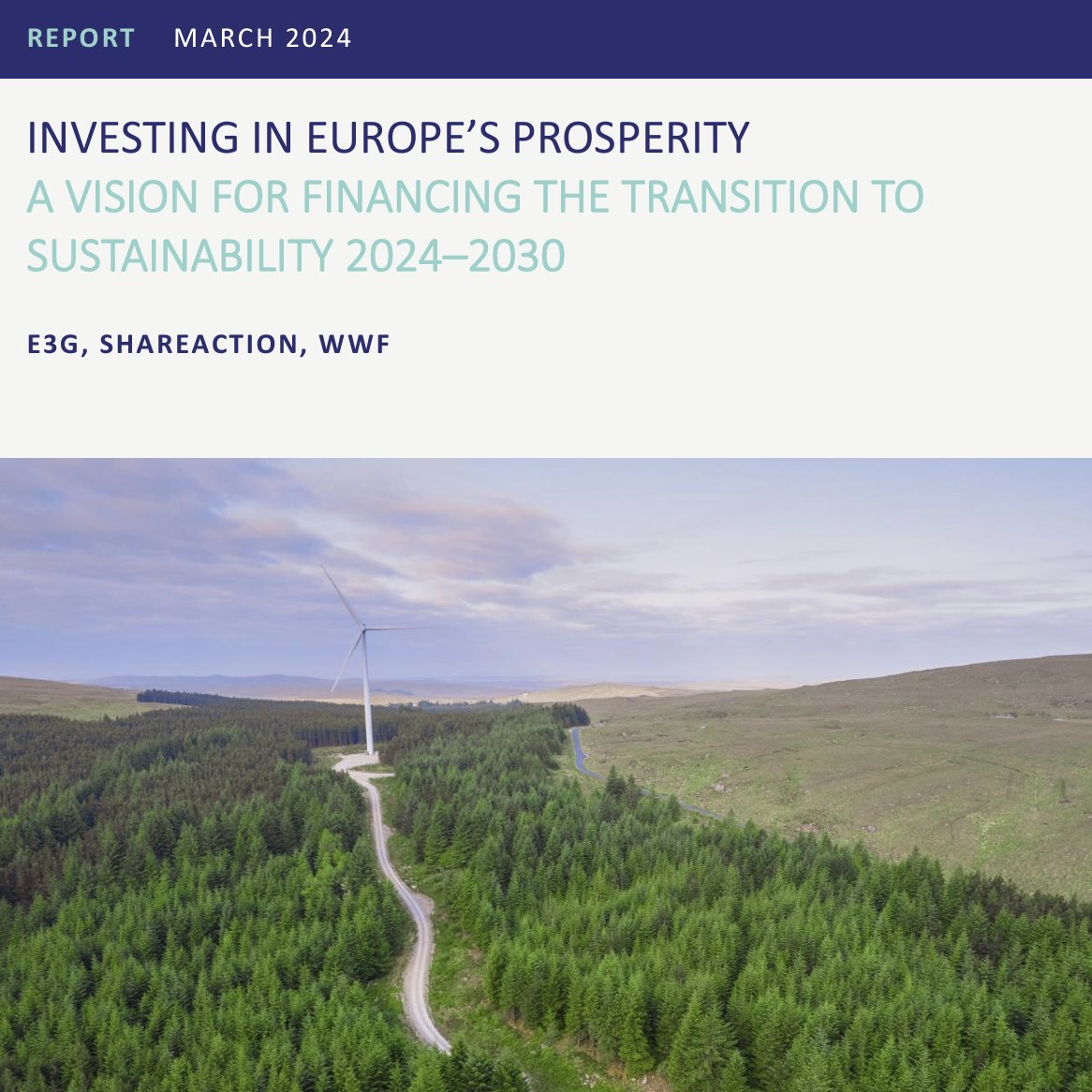 💚'Investing in Europe’s Prosperity'💚 New report by @WWFEU, @E3G and @ShareAction offers in-depth insights & strategies for #transition to a prosperous, resilient, sustainable future. wwf.eu/?13320416/Inve… #NaturePositive #NetZero #Finance @WWF_Media @NatureDeal @SebGodinot