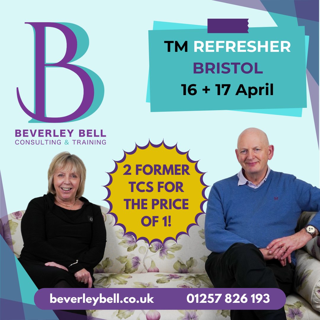 ⚙️ Beverley Bell CBE and Nick Denton are back in Bristol for our next TM Refresher, on 16th/17th April! ⏳

To secure your spot, visit our website training.beverleybell.co.uk/book-now/ or contact us at - training@beverleybell.co.uk

#TMCPC #TransportManager #TMCPCRefresher