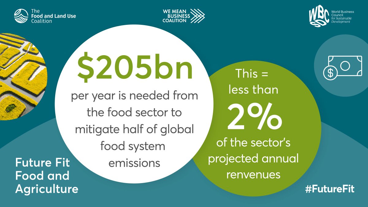 🚨 Breaking! Companies can mitigate ½ of global #FoodSystem emissions for <2% of the food sector’s annual revenues between 2025 & 2030. But equitable #ValueChains & inclusive partnerships with farmers 👩‍🌾 are paramount to success. #FutureFit Food & Ag🌱 foodandlandusecoalition.org/knowledge-hub/…