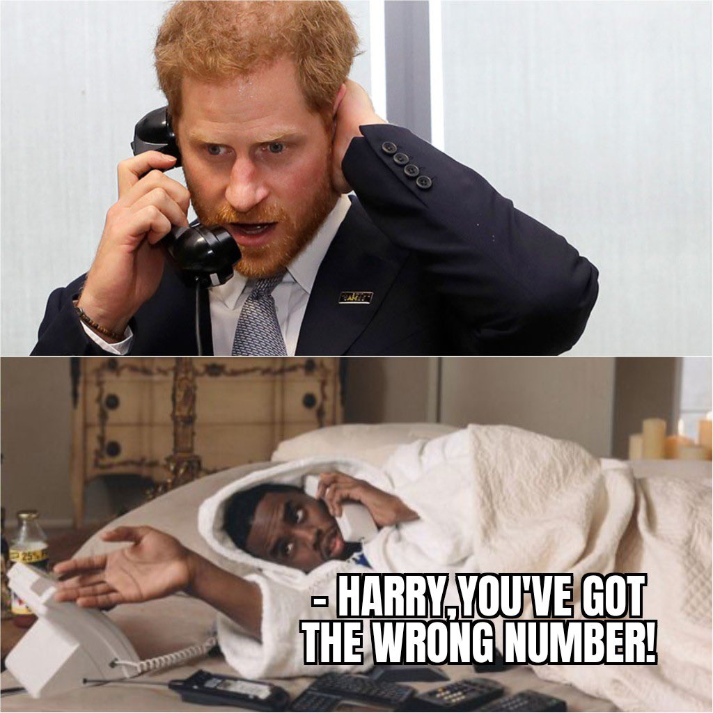 😂😂😂😂😂
#PrinceHarryandDiddy 
#PrinceHarryExposed 
Thank you for image @AngelME07888327