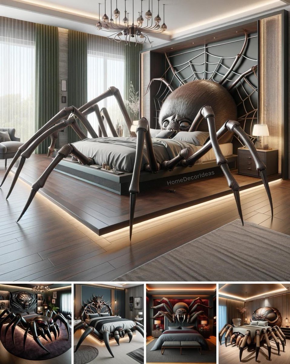 HomeDecorAI's tweet image. Crawl into comfort- Spider Beds 🕷️

viralnewsflare.com/viralnews/unra…