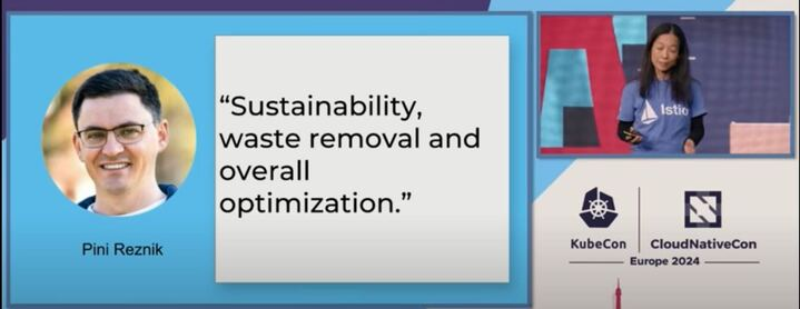 I'm happy to see acknowledgement that sustainability is the future! My quote from the closing keynote - cloud native in its next decade #KubeConEU <a href="/re_cinq/">re:cinq</a>  youtu.be/9EARwoRStBY?si…