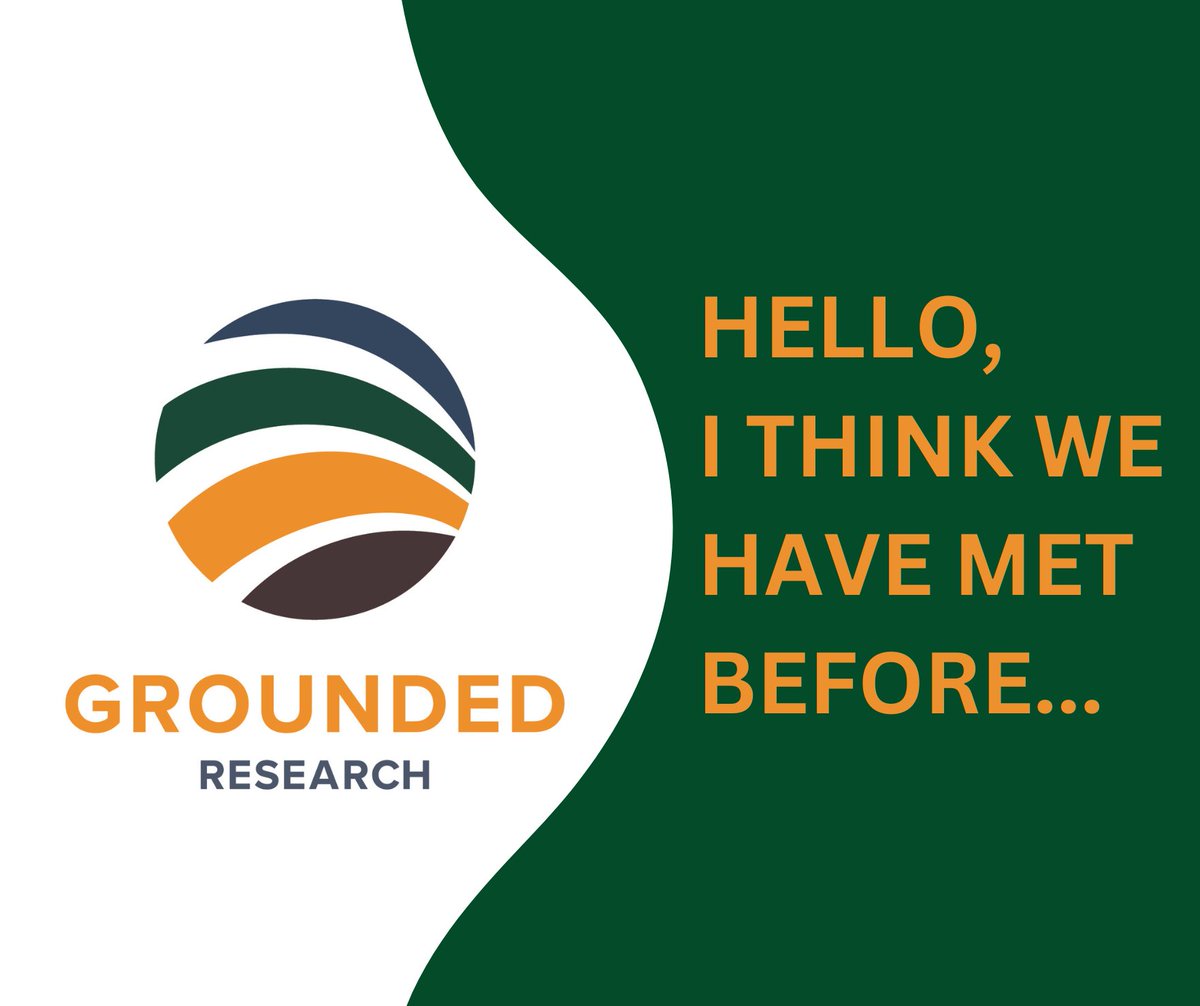 Grounded Research (@groundedrsrch) on Twitter photo Some things change and some things stay the same - some things have the best of both - rebranding to 'Grounded Research', grounded in our approach to research, grounded in our methodologies & grounded people delivering exceptional insight and data understanding for our clients. Some things change and some things stay the same - some things have the best of both - rebranding to 'Grounded Research', grounded in our approach to research, grounded in our methodologies & grounded people delivering exceptional insight and data understanding for our clients.