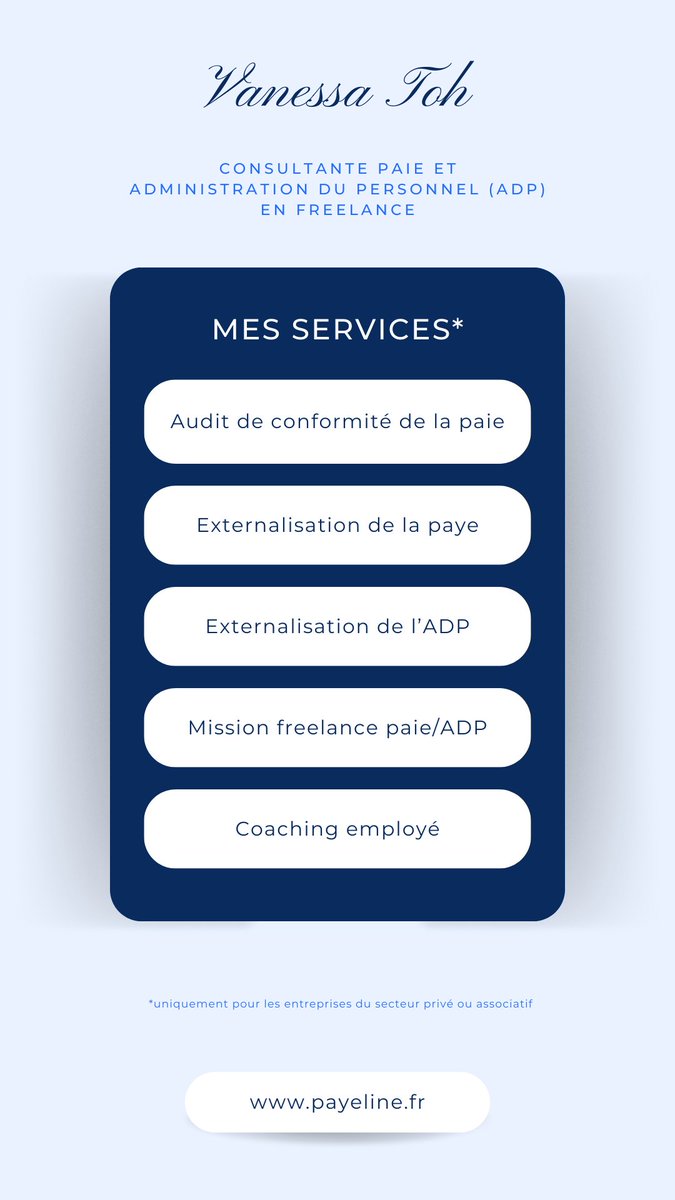 Payeline est une entreprise créée par Vanessa Toh et spécialisée dans la gestion administrative et paie pour les TPE et PME françaises. Il s’agit d’une entreprise innovante qui vous aide à faciliter la gestion quotidienne de votre activité. 📊 . payeline.fr