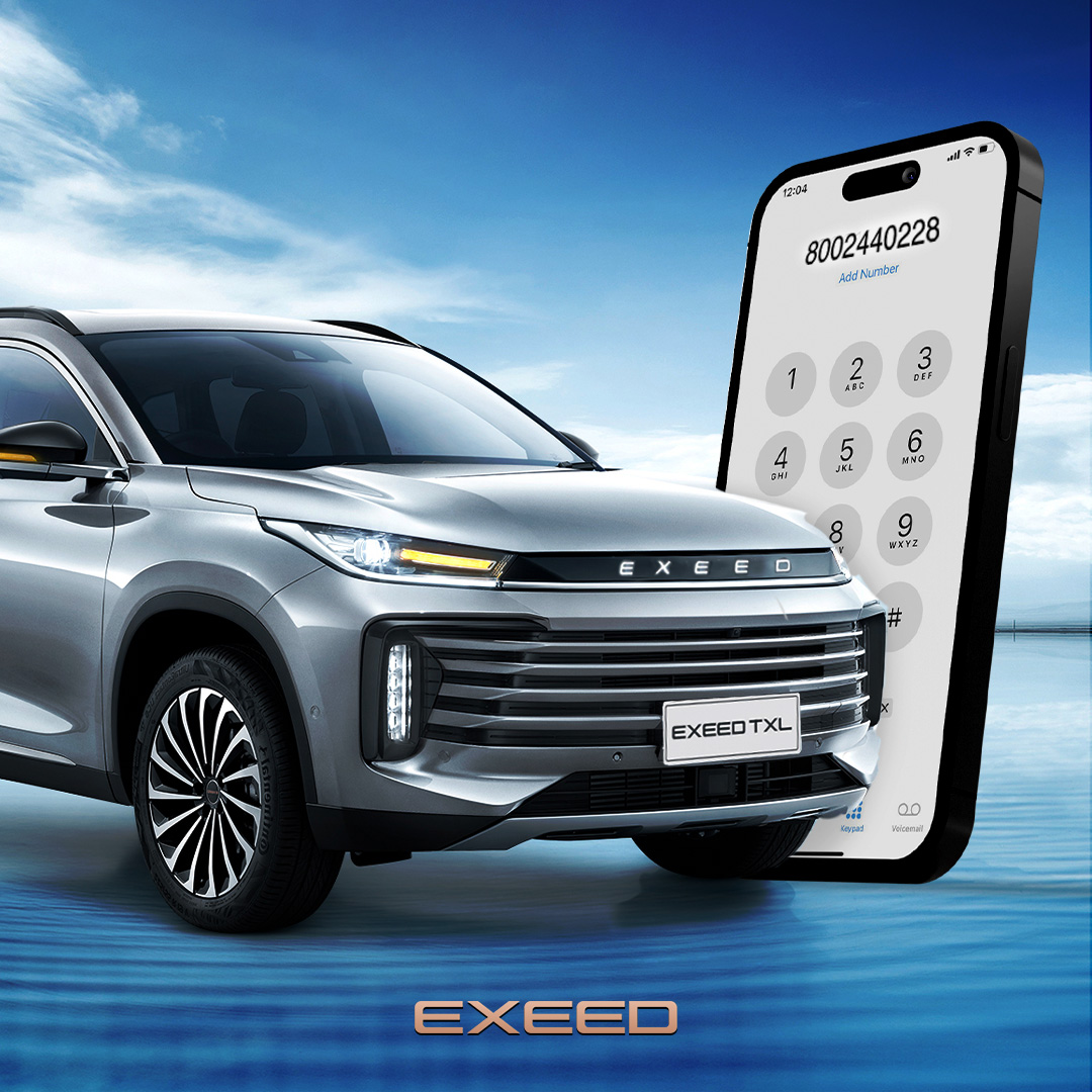 لجميع استفساراتكم، تواصلوا معنا على الرقم الموحد 8002440228.

#اكسيد #سنابل_الحديثة_للسيارات #اكسيد_TXL #تجربة_ما_قد_عشتها

For all your inquiries, call us on our unified number 8002440228.

#EXEED #Sanabel_Modern_Motors #EXEED_TXL