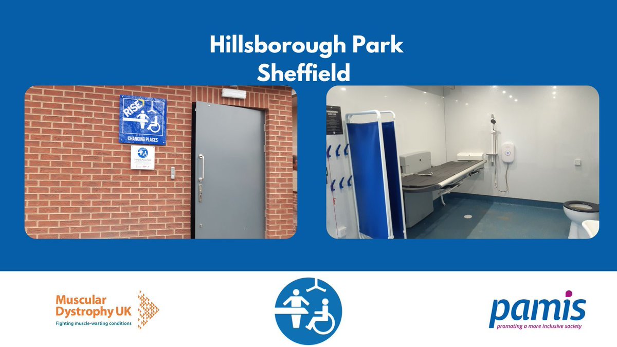 New registration, live on the official Changing Places Toilets map - Hillsborough Park, Sheffield: buff.ly/3TBw5jJ Great work, Sheffield CityCouncil! This CPT has been installed thanks to funding from the Department for Levelling Up, Housing and Communities programme