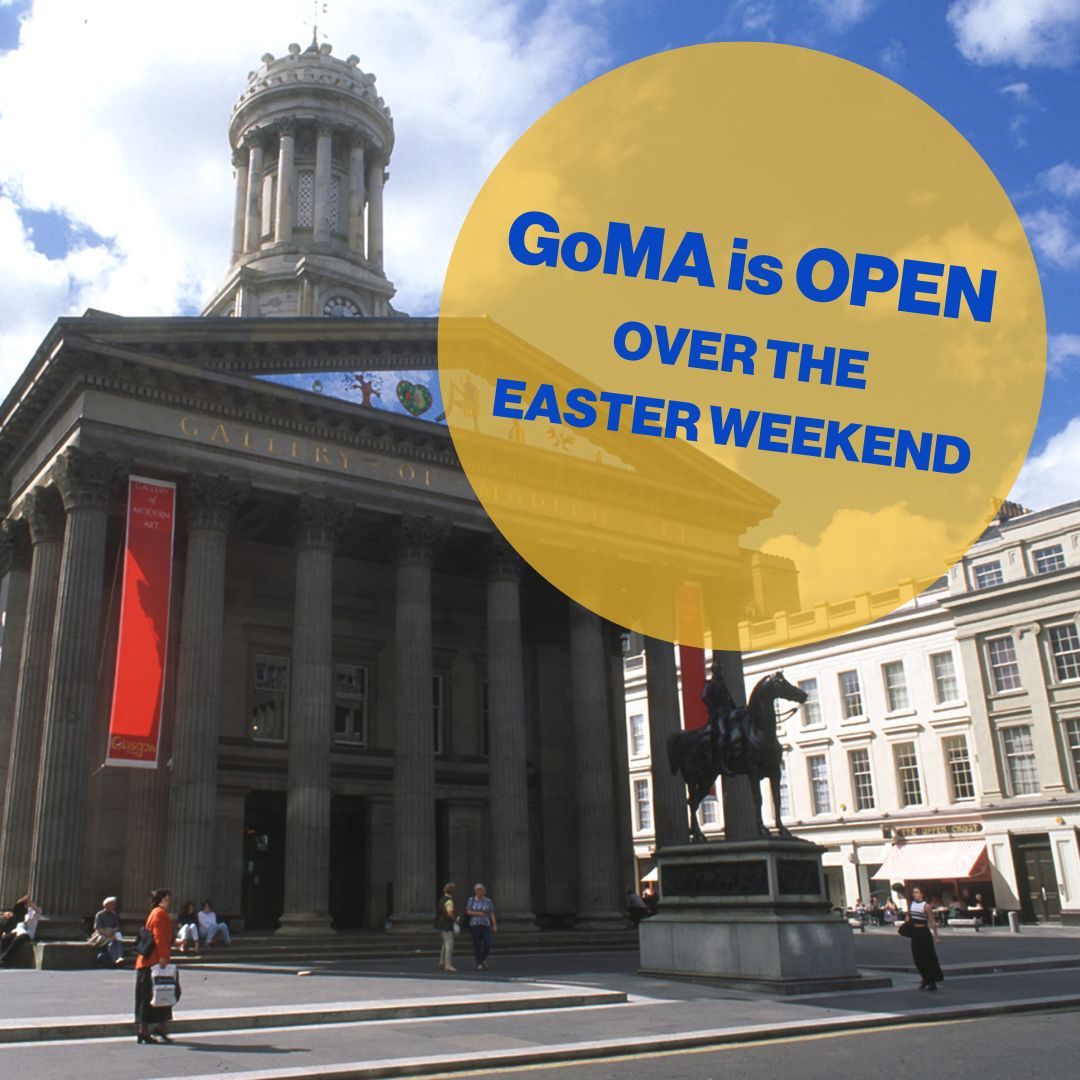 We will be operating our normal hours over the Spring Holiday (Easter) weekend and will be open as usual. Come and pay us a visit, FREE! 🌼 Plan your visit: glasgowlife.org.uk/museums/galler…