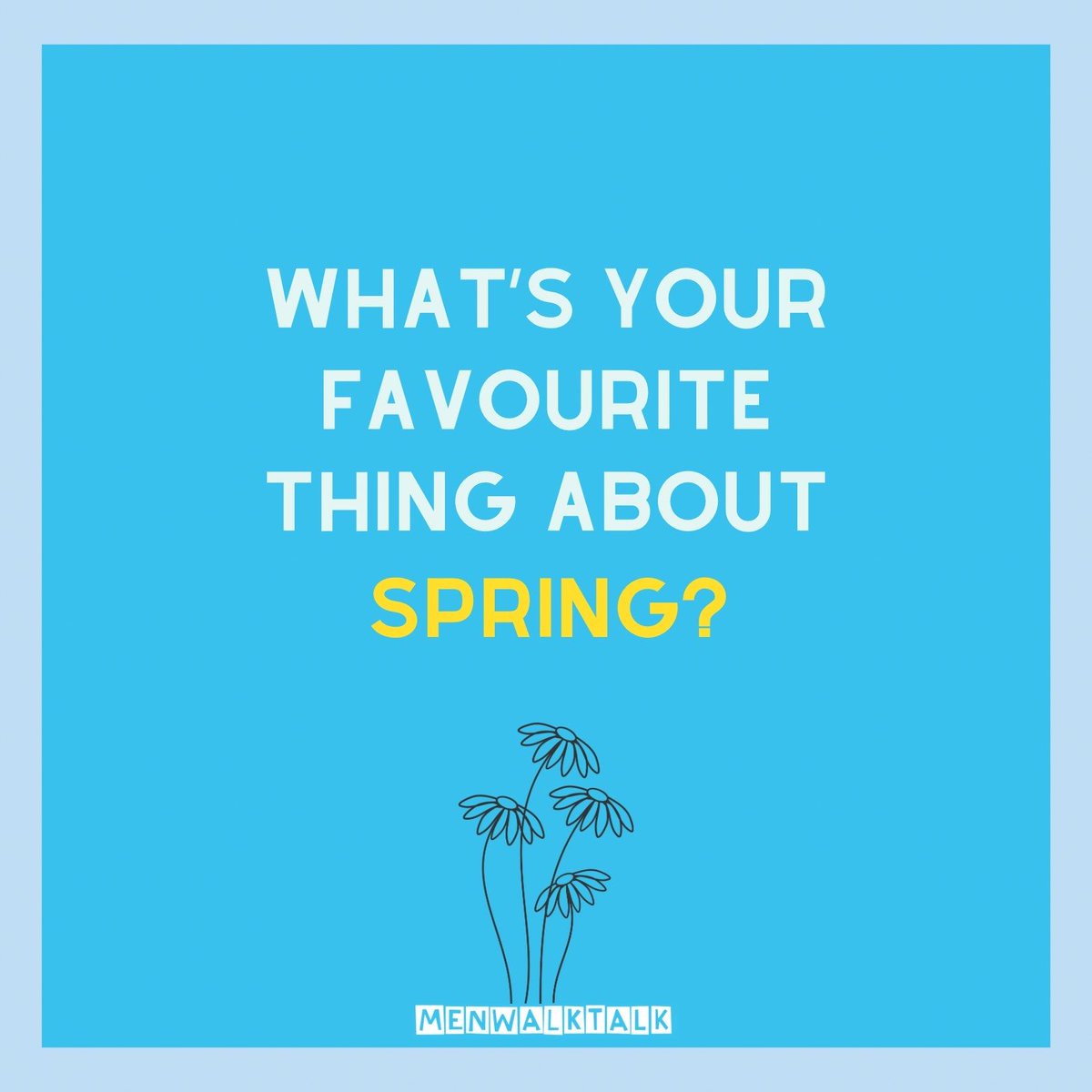 It’s Spring time! What do you love about this time of year? 💛