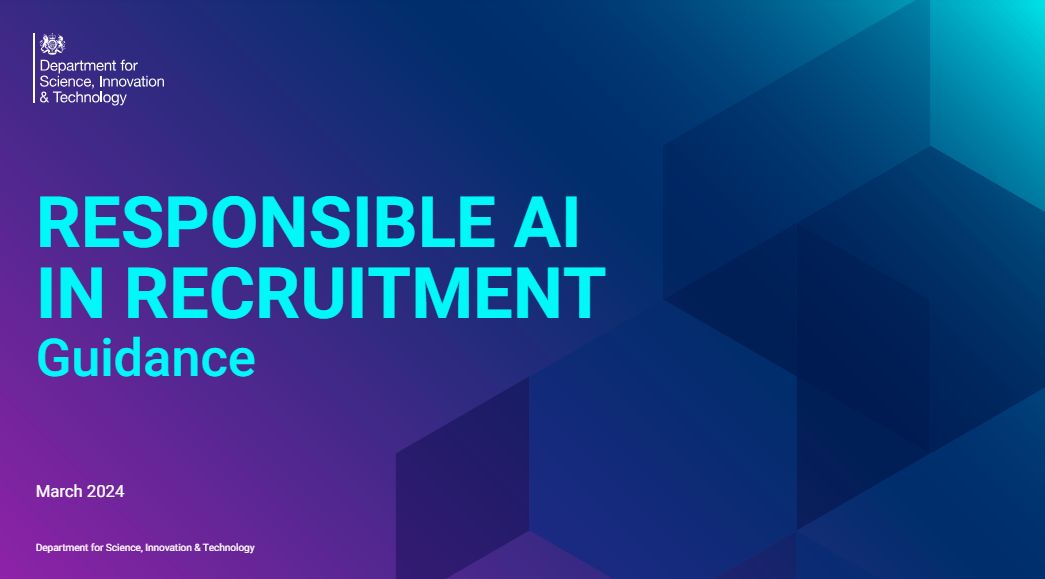 The @RTAUgovuk has published its latest guide on AI 🤖 The guidance aims to help HR and recruitment professionals understand how to procure and develop AI responsibly, with a specific focus on procuring AI systems for use in the hiring process 📊 The CIPD is delighted to have