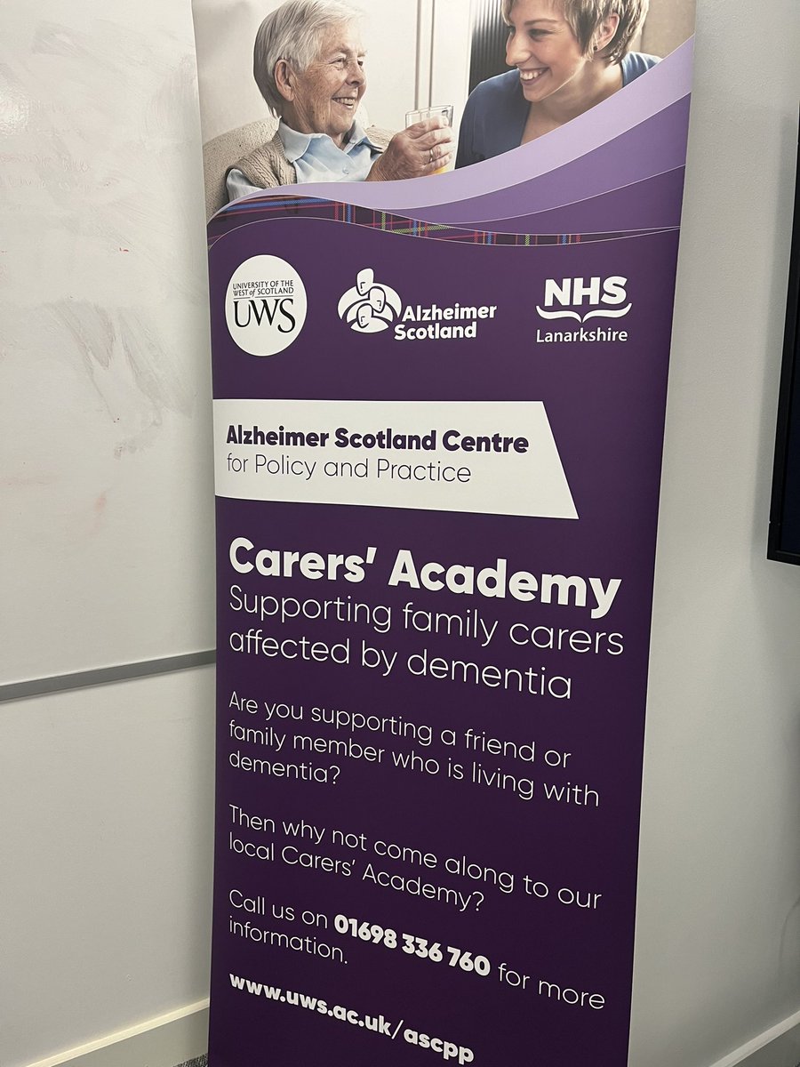 Looking forward to attending the Carers’ Academy today at @UniWestScotland. Thank you @JaneMimnaugh for inviting me