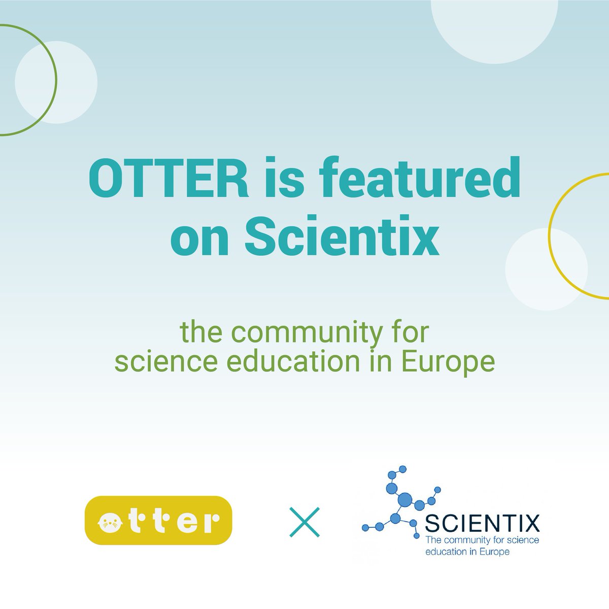 💙We are deeply honoured to be featured in the Projects section of the @scientix_eu community dedicated to #ScienceEducation and #ScienceEducators! The section displays key information on our project's mission and results: 👉 scientix.eu/projects/proje…