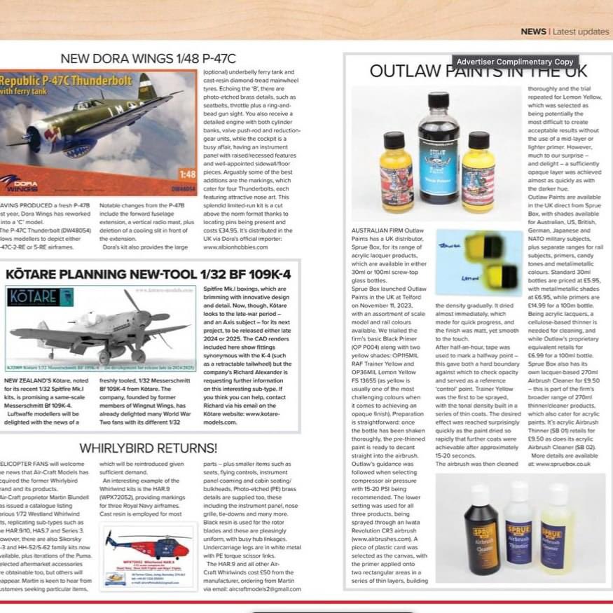 Model_Officer's tweet photo. Would you look at that!
A nice little write up for the team at Airfix Model World this month.
But watch out there is more to come. https://t.co/tiwoga5ro9