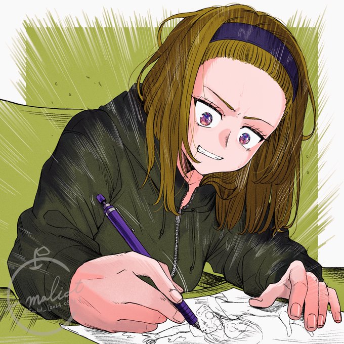 「pencil signature」 illustration images(Latest)