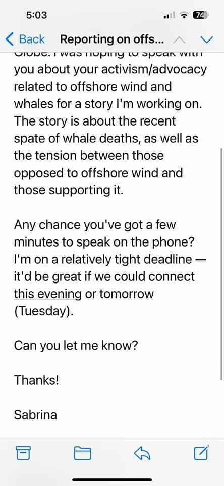 @shankman I get that you were under a tight deadline but clearly you didn’t pursue other anti wind sources. You needed to troll my personal FB profile to glean this info. At the end of the day though you gave us free publicity so THANK YOU for that. #silverlinings #stoposw #greenenergylies