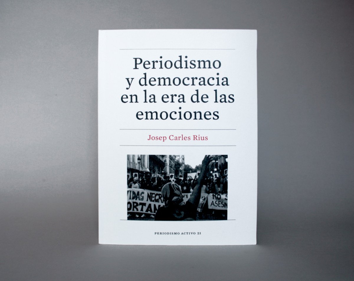 Novetat ❗️ 'Periodismo y democracia en la era de las emociones' ja és a les llibreries. Josep Carles Rius hi reivindica, ara més que mai, un periodisme responsable 📰 Dimarts 2 d'abril el presentarem a @LibreriaALIBRI! Us avancem de què tracta cada capítol: