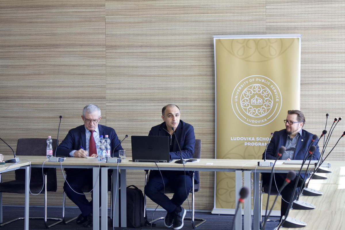 Dr. Anar Valiyev, Rector’s delegate on research and grants at ADA University, and Jean Monnet Chair, gave a public lecture at Ludovika University of Public Service, Hungary, as part of the Ludovika Scholars Program.