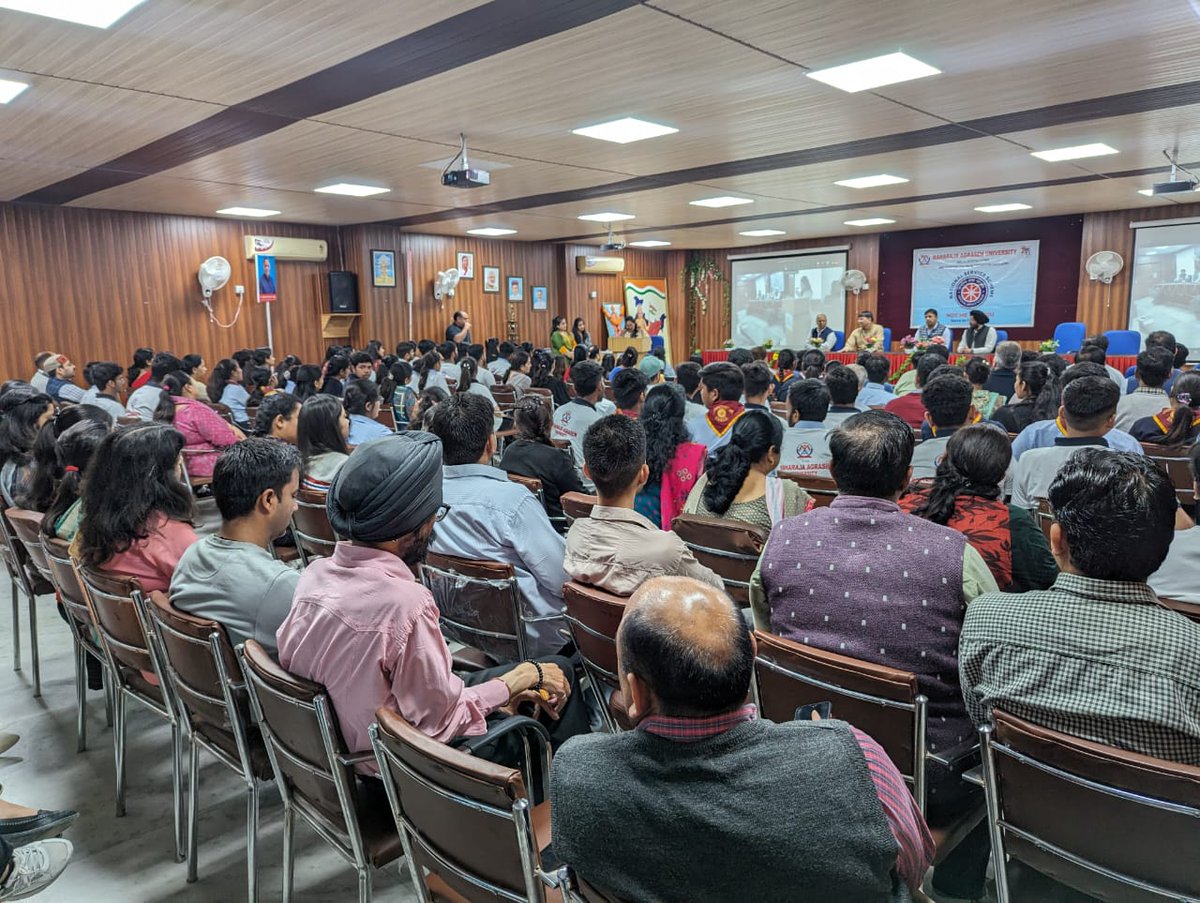 Maharaja Agrasen University tweet media