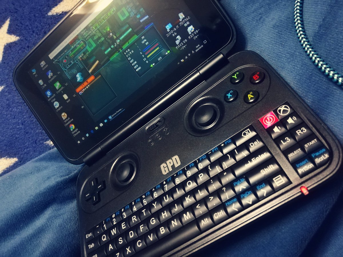 ldekol's tweet photo. わーい念願の携帯機でPSO出来た~( ◜◞౪◟◝ )
#PSO #PSOBB #GPDWIN https://t.co/vHbQaGHZnP