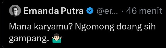 papantengah's tweet photo. SAYANGI BRAND-MU ❤️

Jadikan masalah komunikasi Erspo dan Ernanda Putra terkait jersey timnas ini sebagai pelajaran.

Sayangi bisnismu, sayangi brandmu, sayangi timmu, sayangi nama baikmu. Jangan ada Ernanda-Ernanda lainnya. 🥀 https://t.co/ZDVF2vLC98