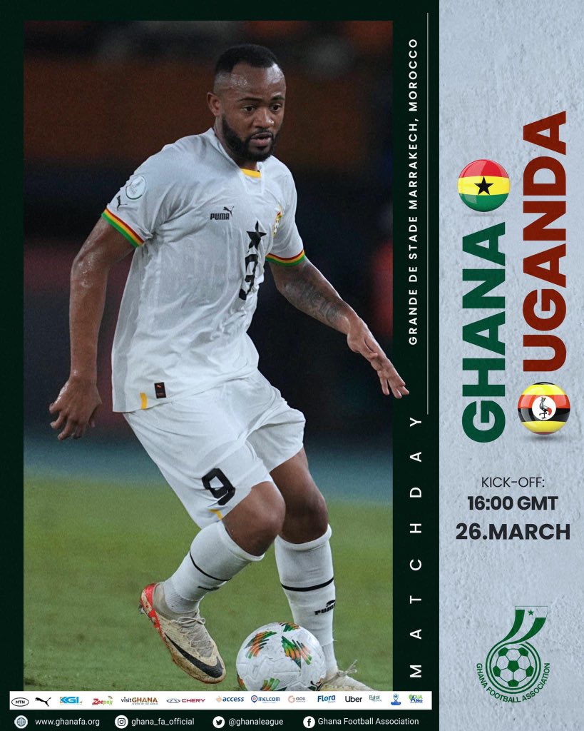 utvghana's tweet image. Game Day: Let’s show our support! 🇬🇭⚽🇺🇬 

#BlackStars #FriendlyMatch #GHAUGA