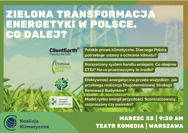 climate_cake's tweet image. 📯W dniu 25.03.2024 r. @RJeszke, szef CAKE uczestniczył w konferencji pt. "Zielona #Transformacja #Energetyki w Polsce. Co dalej?" w panelu na temat nowego systemu handlu #emisjami #ETS2 obejmującego #emisje z sektora transportu drogowego🚗🚚 i budynków🏡.

#LIFEVIIEW2050 #KOBIZE