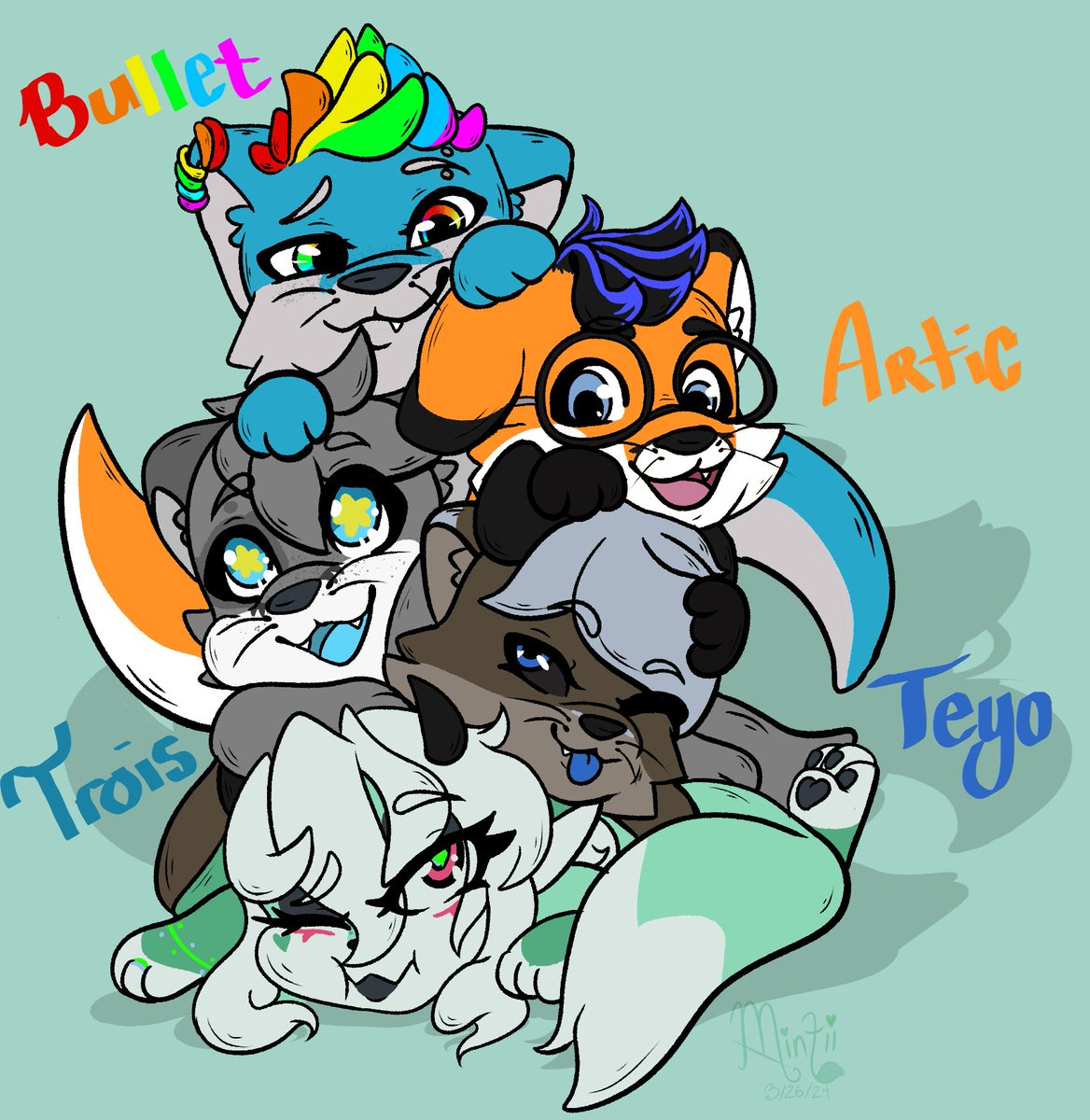 All the silly Otts that have commissioned me for emotes recently!! Thank you boys!!
<a href="/TeyoOtter/">Teyo the cuddly boi</a> <a href="/ArticChillin/">Artic Chill</a> <a href="/pretendbullet50/">Bullet</a> <a href="/TroistheOtter/">Trois Otter</a>