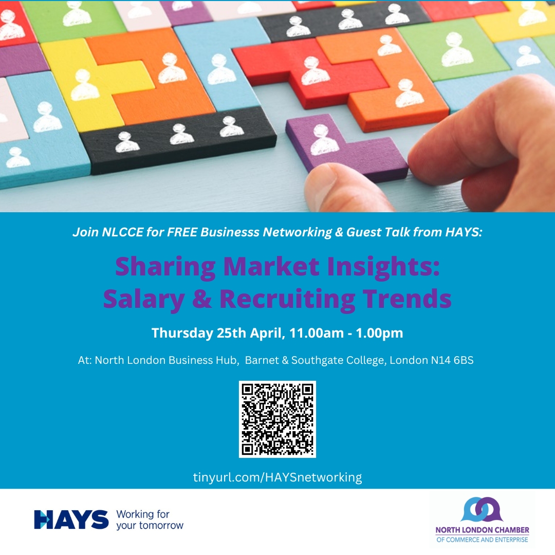 Don’t miss our April Networking Event, when we will be joined by representatives from HAYS, who will be talking about market insights, trends, challenges, and opportunities in recruitment. Follow this link to reserve a spot:ow.ly/Flc950QYRGa