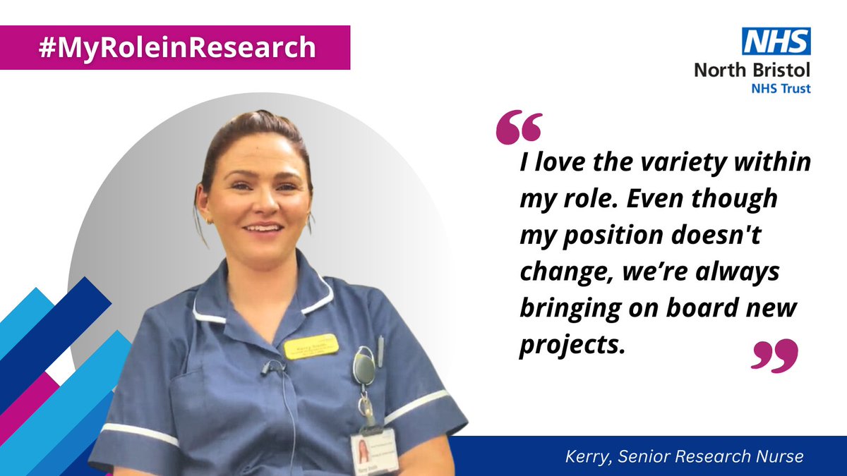 Research careers offer lots of variety. Kerry shares her role highlights in this interview nbt.nhs.uk/research-innov… #MyRoleInResearch @Northbristolnhs #emergencymedicine #research @MissKerryLSmith