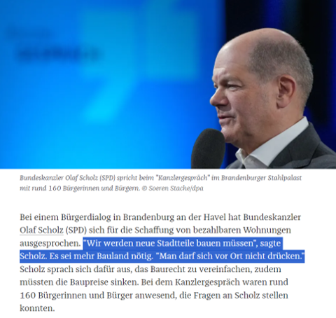 eeestaudt's tweet photo. Oh wow, der @Bundeskanzler lässt nicht locker und drängt auf BauenBauenBauen auf der grünen Wiese - um jeden Preis. Dass diese Rezepte nicht zu bezahlbaren Wohnraum führen, zeigt der breite Wiederstand aus der Verbändelandschaft...
#246eBrauchtkeinMensch 
https://t.co/N3XYSNX5iB https://t.co/kke8SC700Y