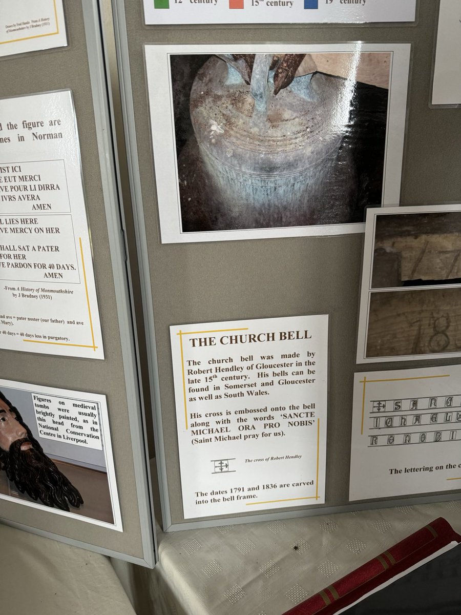 Barb_Drummond's tweet photo. My fellow #churchcrawler entered #Llanfihangel ahead of me. One for you, he muttered. Yesss! Great to see a parish so keen to share their knowledge. Includes the invention of self raising flour! https://t.co/iy5OsfPWLb
