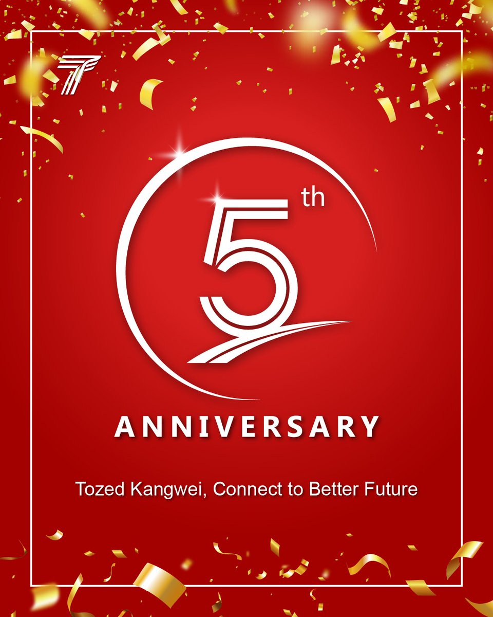 Celebrate 5 Years of Tozed Kangwei's Achievements today!🎉🎈
 
#TozedKangwei #ConnecttoBetterFuture!✨