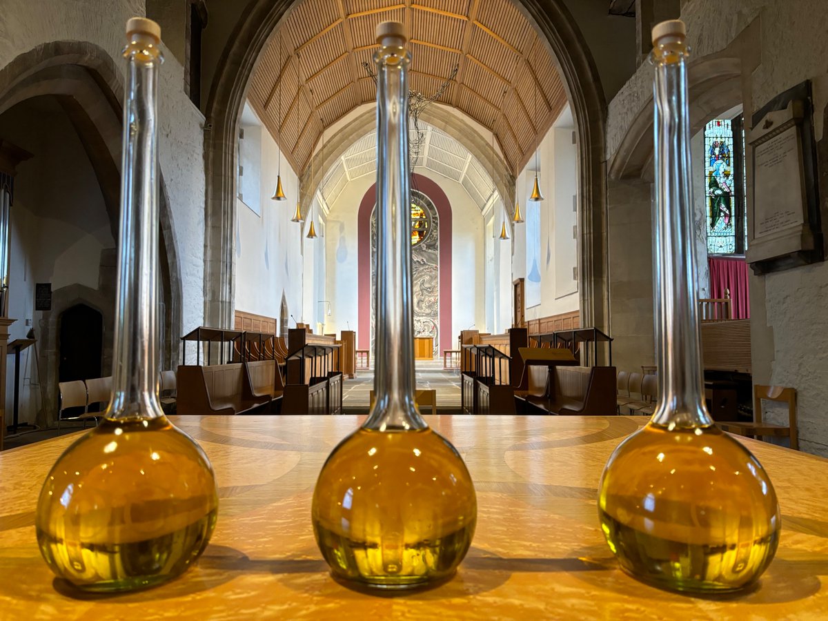 This morning at 11.00am we welcome clergy and licenced lay ministers from around the diocese for the Chrism Eucharist, during which the oils used in the sacramental ministry of the church will be blessed. We renew our commitment to Christ's call to service.
