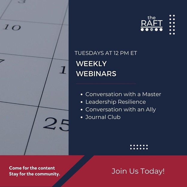 MONTHLY WEBINARS return April 2!   Every week on Tuesday at 12 PM ET, we will focus on one of the four aspects below:

●Conversation with a Master
●Leadership Resilience
●Conversation with an Ally
●Journal Club

🔗 loom.ly/0Nei1r0 

#PeakMD #WomenInMedicine