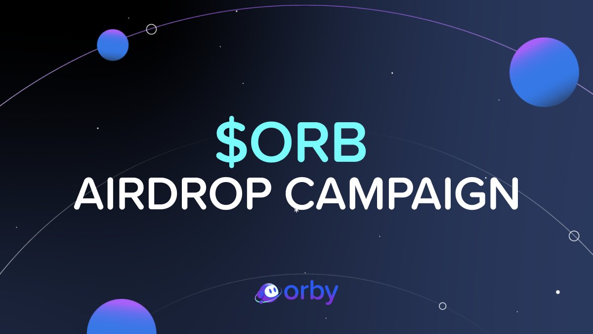 Introducing the Orby Airdrop Campaign, set to run across multiple seasons, each offering various opportunities to earn $ORB

Gear up for Season 1! 👇

#Orbies #CROFAM