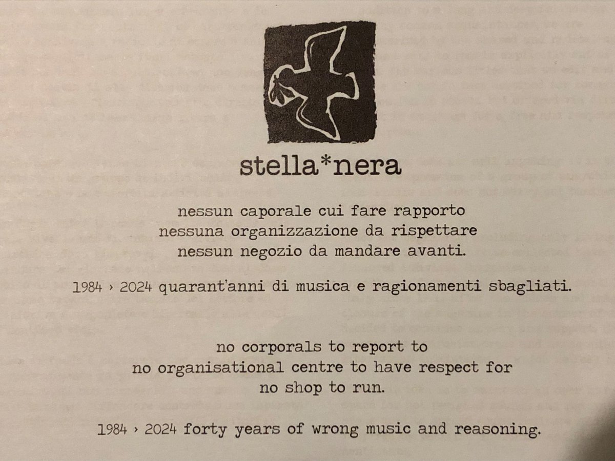 Ieri ho ricevuto una piacevole sorpresa via posta: fanzine, adesivi e materiale vario pubblicati da #stella*nera. 40 anni di #autoproduzioni dal basso per guardare al mondo con occhi diversi grazie al lavoro di Marco Pandin ✊🖤❤️