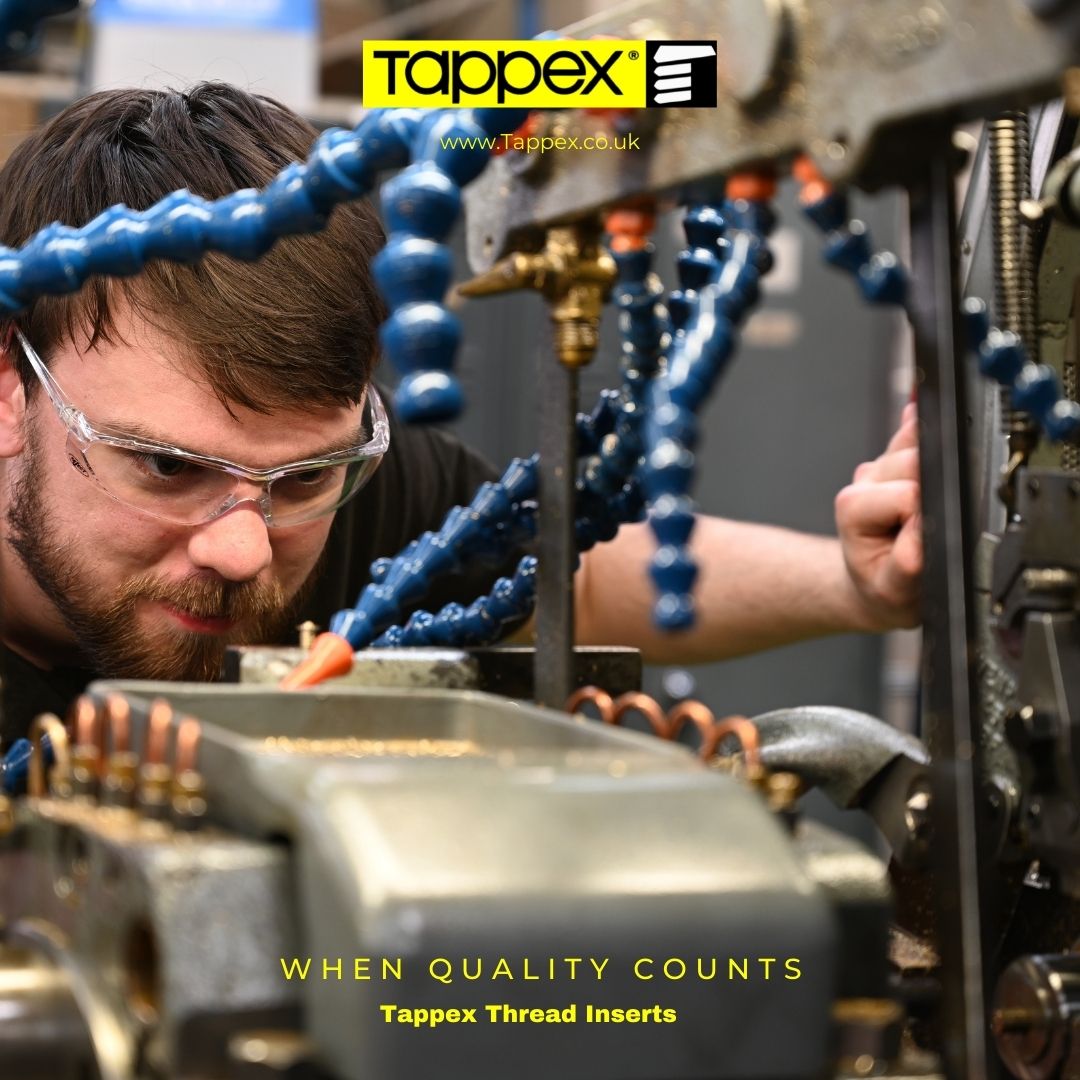 Tappex Trisert thread insert #fasteners are ideal for post-mould installation in thermoplastics/sets and composite materials. Made in UK, we have an excellent range of thread sizes, head styles and lengths. Need quality thread inserts? - Talk to Tappex bit.ly/3BIlMPO