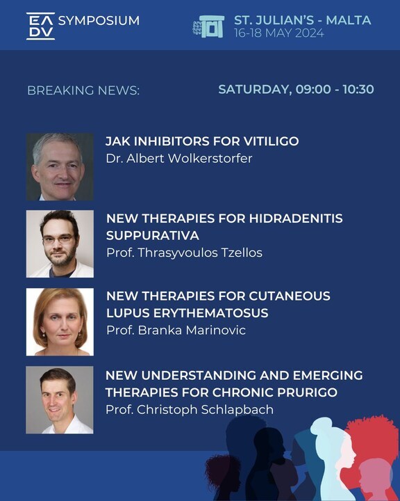 👉 The #EADVSymposium gathers top professionals in #dermatology and #venereology to learn about the latest updates and innovative advancements in research. Don't miss this chance to stay abreast of the latest knowledge to advance your patient care || eadv.org/symposium